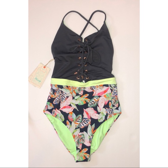 Maaji limelight one piece swimsuit small - Picture 4 of 8